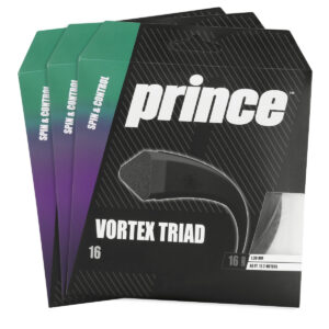 Corda Prince Vortex Triad 16 1.30mm Pack com 3 Unidades Preto